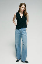 Slope Curve Jeans HJ039