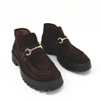 Dario Suede Horsebit Boots
