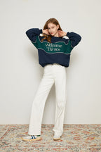Coney Island Whitefish High Rise Wide Jeans HJ007