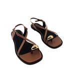 Laney Strappy Gold Toe Sandals