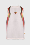 7eventies Crochet Knit Sleeveless Vest