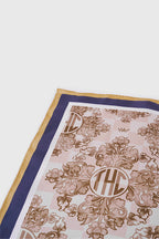Baroque Flower Silk Scarf