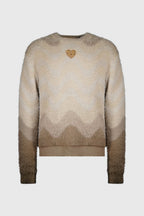 Mohair Knit Crewneck Sweater