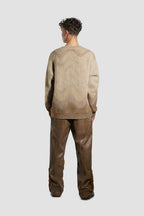 Mohair Knit Crewneck Sweater