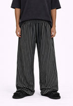 NOIR STRIPED LOUNGE PANTS