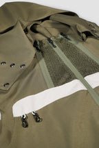White Lines Waterproof Utility Jacket