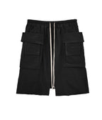 NOIR DROP-CROTCH CARGO SHORTS