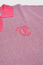 Racket Club Buttonless Crochet Polo