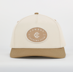 Two Tone Cotton Hat Brown