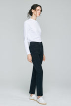 Two Shots High Rise Straight Crop Jeans HJ013