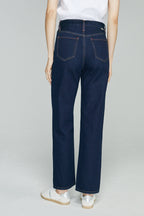Manhattan High Rise Straight Ankle Jeans HJ160