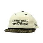 Raising Hell with the Hippies and Cowboys Snapback Hat