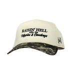 Raising Hell with the Hippies and Cowboys Snapback Hat