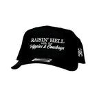 Raising Hell with the Hippies and Cowboys Snapback Hat